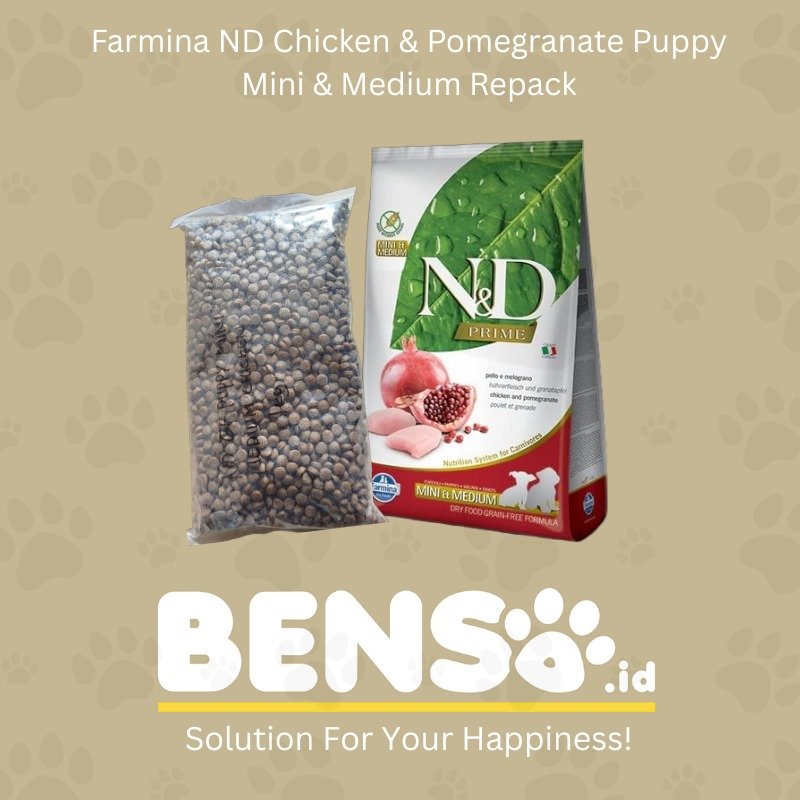 FARMINA ND CHICKEN & POMEGRANATE PUPPY MINI&MEDIUM REPACK 1Kg