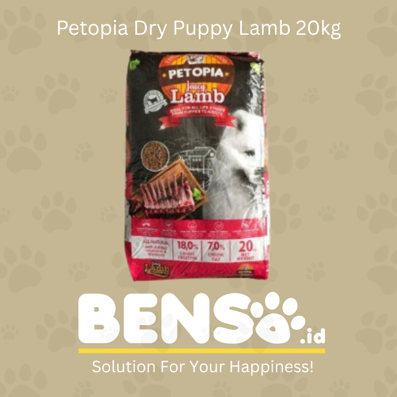 Petopia Lamb Dry Dog Food 20 kg - Dogfood Makanan Anjing Kering