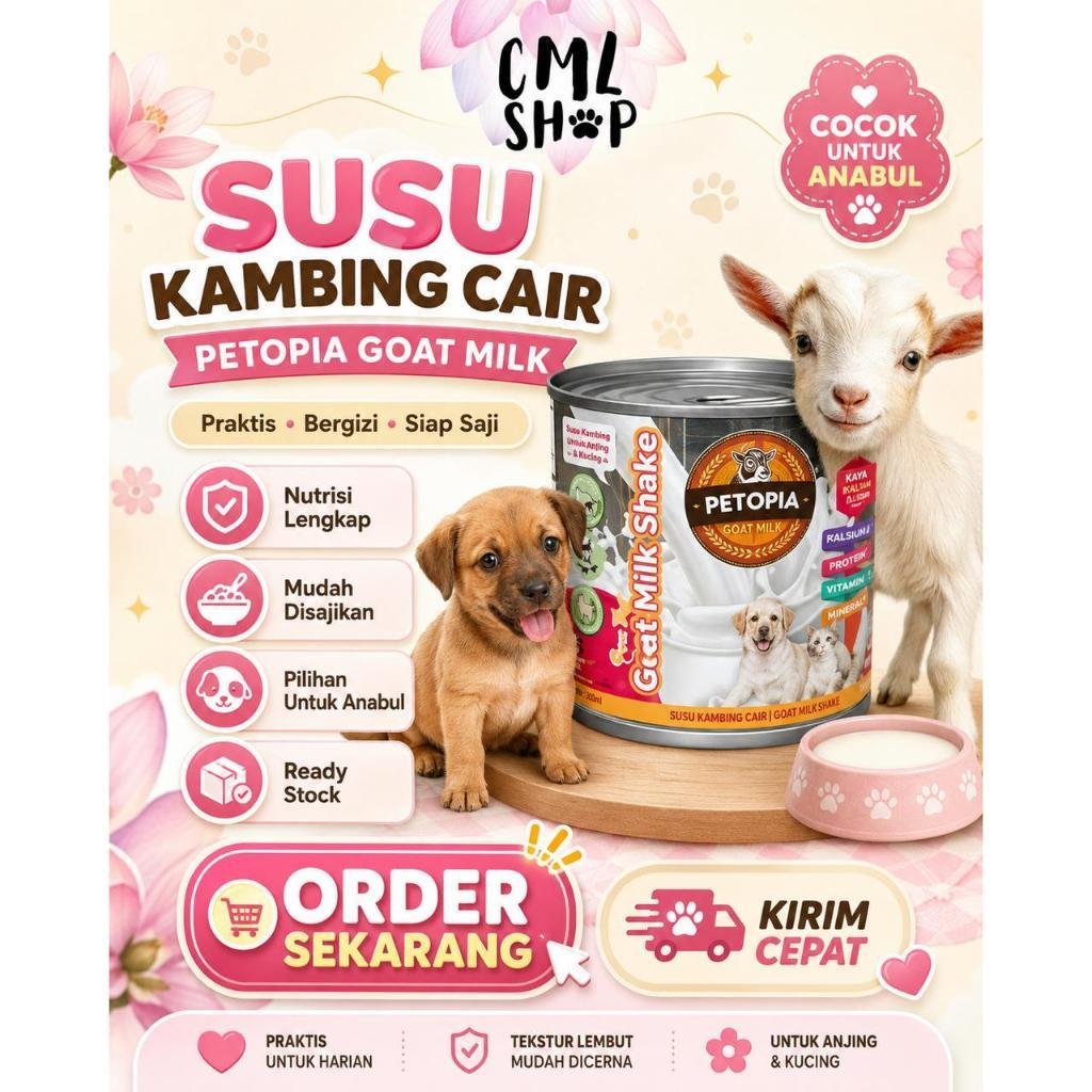 Petopia Goat Milk Shake 400g