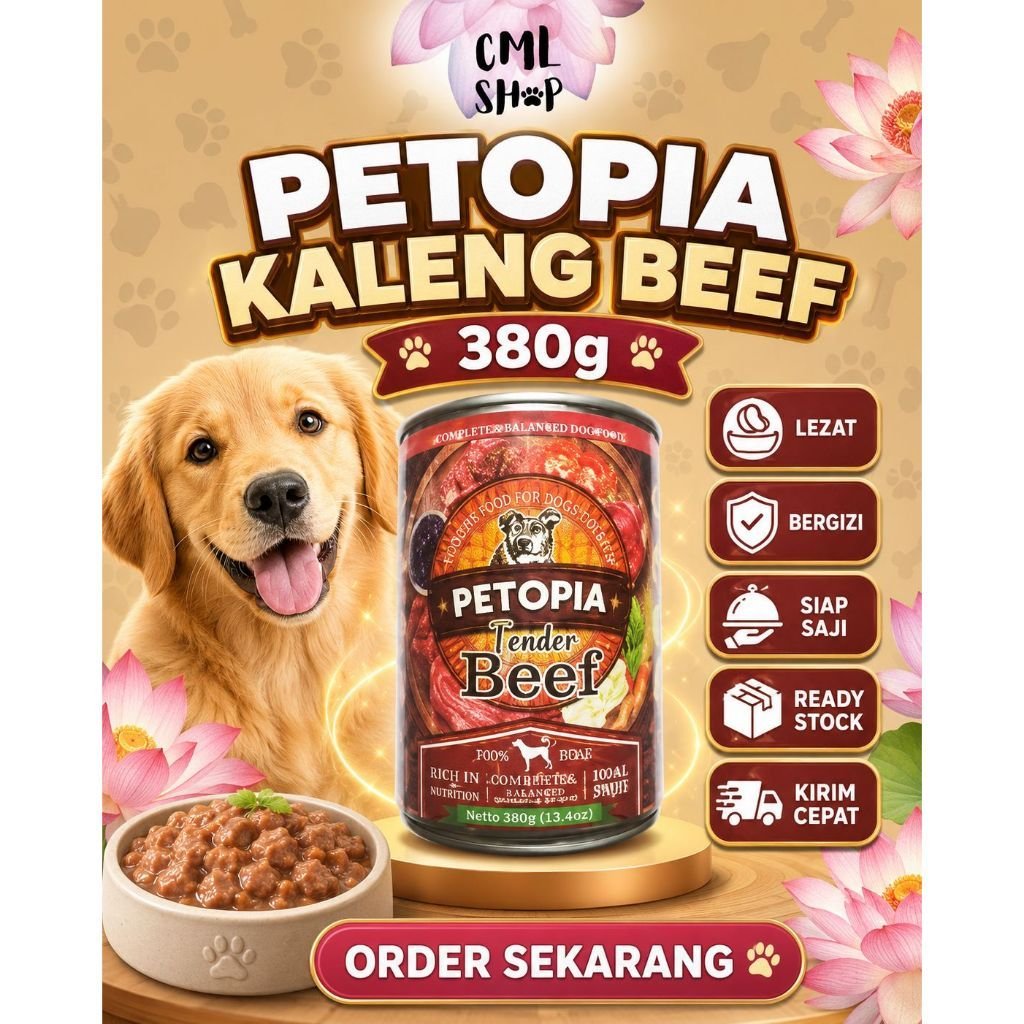Petopia Kaleng Beef 380g