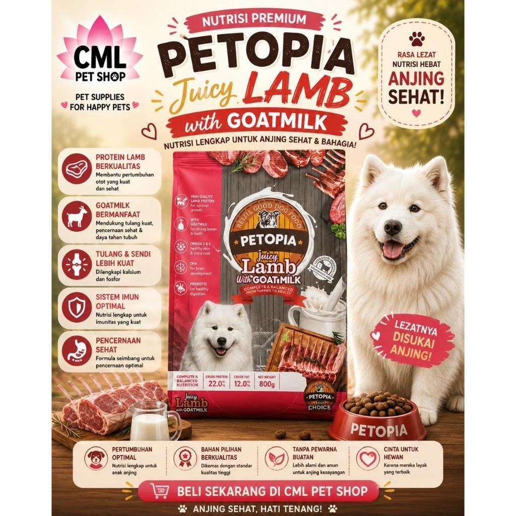 Petopia Lamb 800g