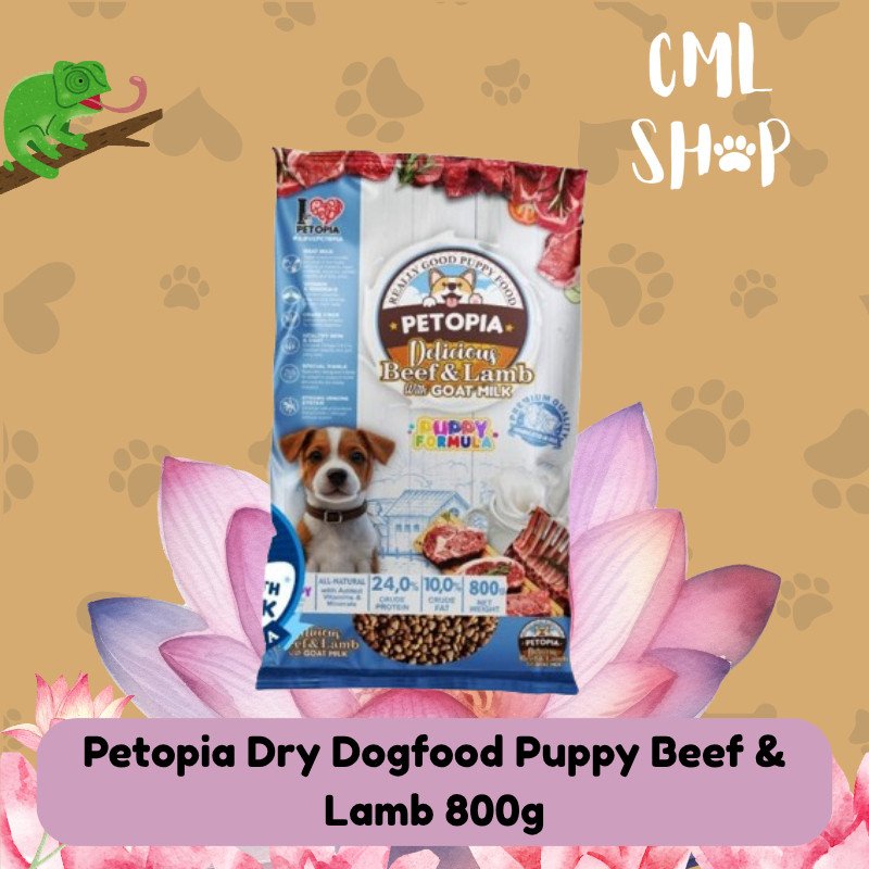 Petopia Puppy Beef & Lamb 800gr