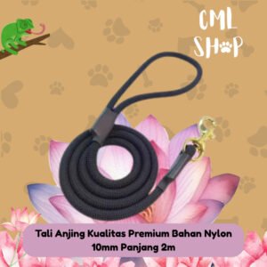 Tali Anjing Kualitas Premium Bahan Nylon 10mm Panjang 2m