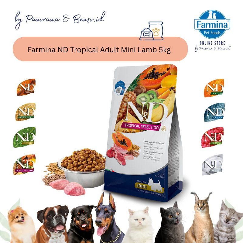 Farmina ND Tropical Adult Mini Lamb 5kg