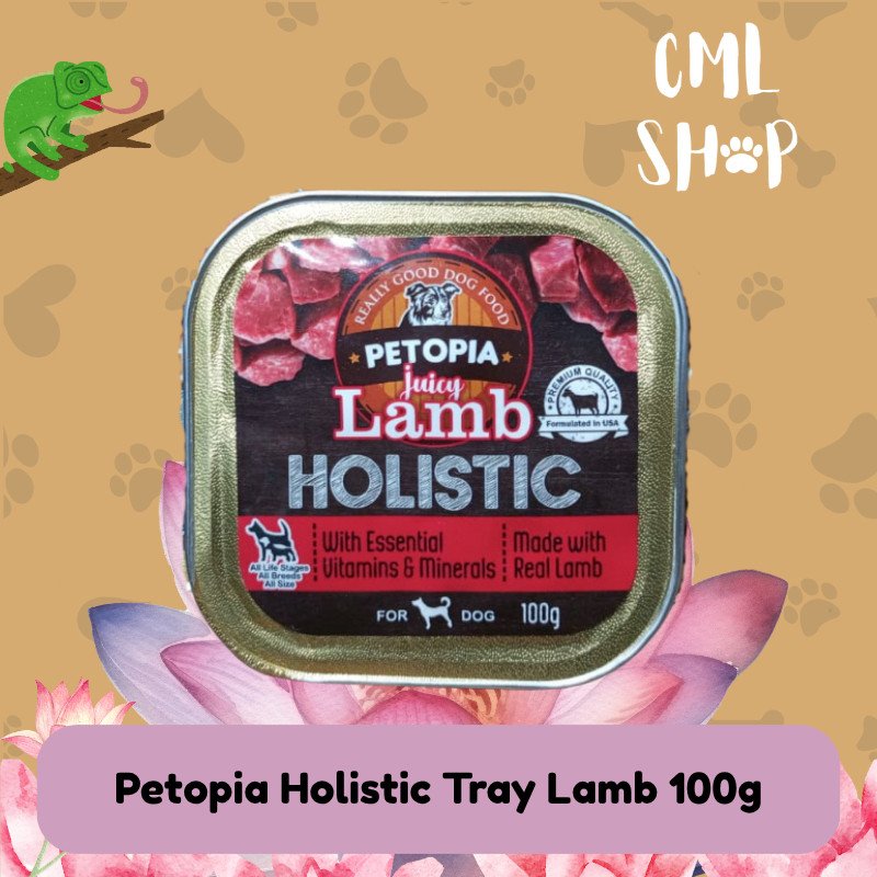 Petopia Tray Lamb 100g
