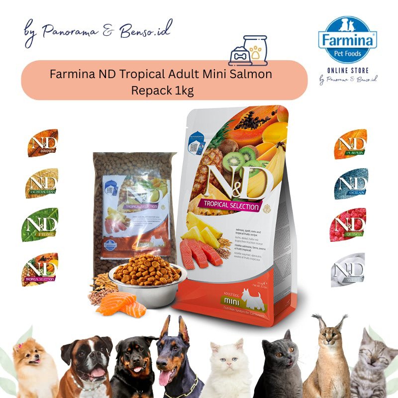 Farmina ND Tropical Adult Mini Salmon Repack 1kg