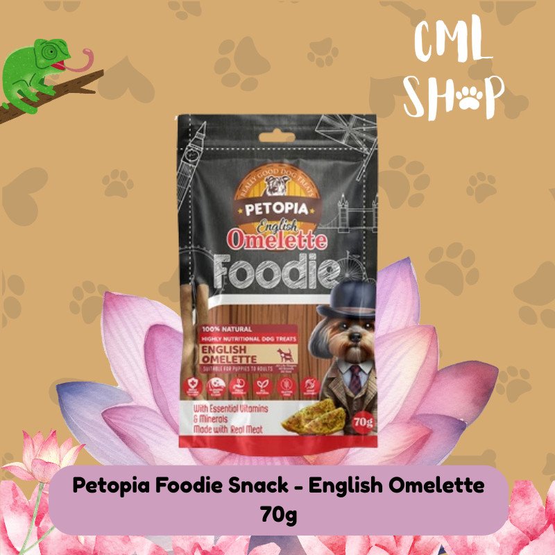 Petopia Foodie Snack - English Omelette 70g