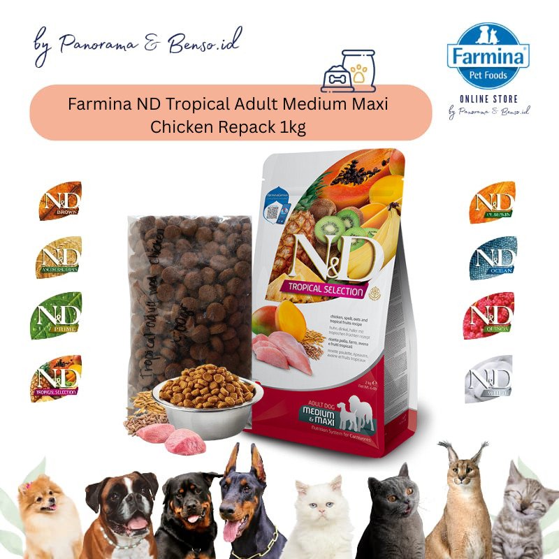 Farmina ND Tropical Adult Med Chicken 1kg