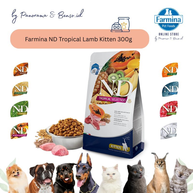 Farmina ND Tropical Lamb Kitten 300g