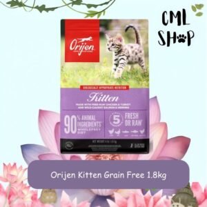 Makanan Kucing - Orijen Kitten Grain Free 1.8kg - Makanan Kering untuk Kucing