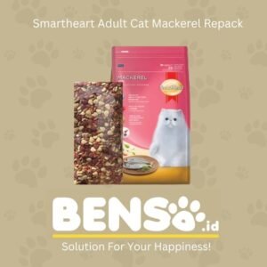 Makanan Kucing - Smartheart Cat Dry Repack 250g Mackerel - Makanan Kering untuk Kucing