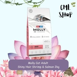 Molly Cat Adult Shiny Hair Shrimp & Salmon 2kg