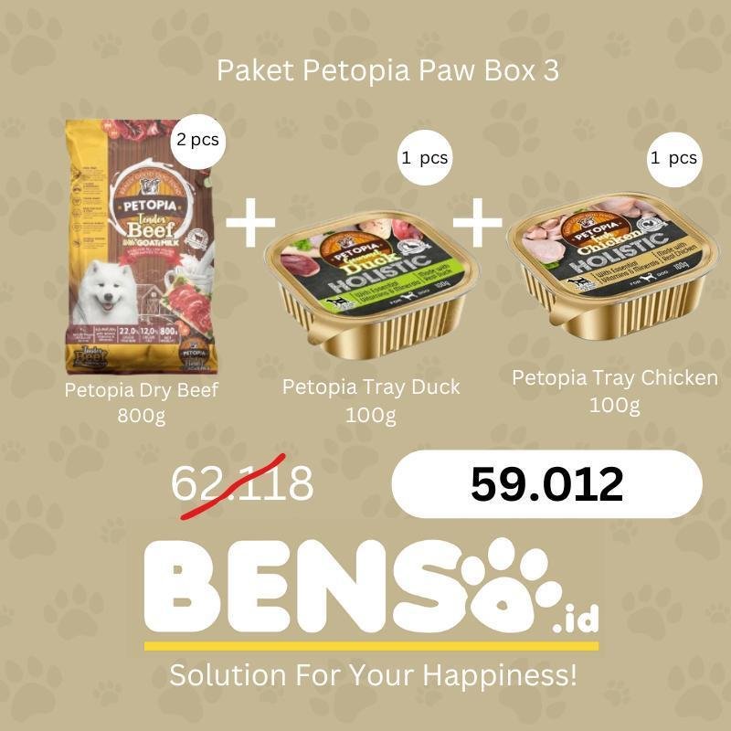 Paket Petopia Paw Box 3