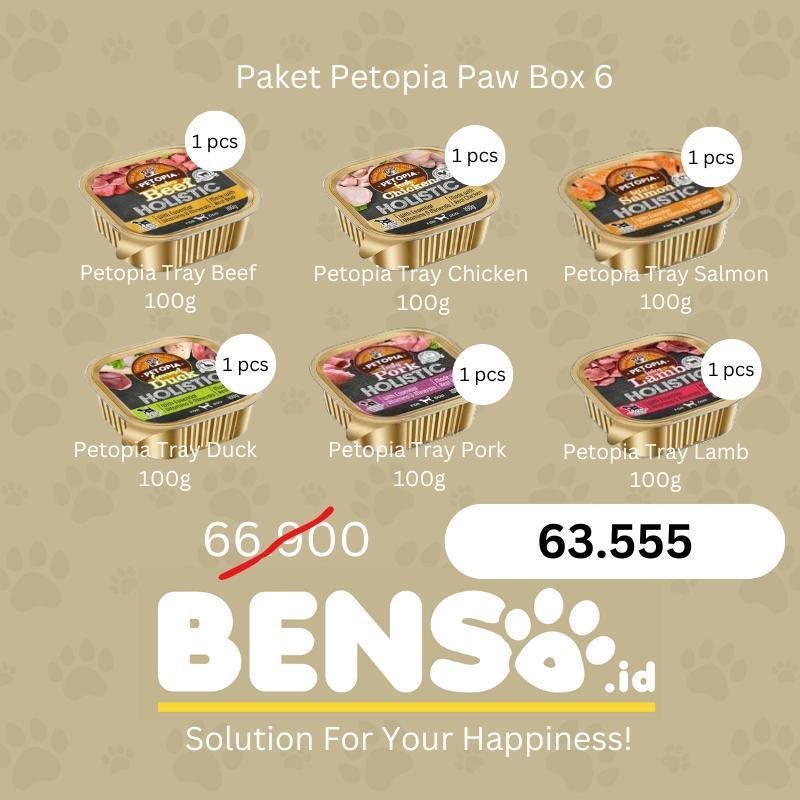 Paket Petopia Paw Box 6