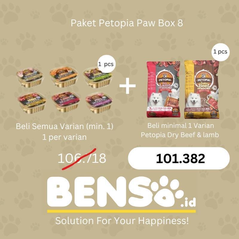 Paket Petopia Paw Box 8