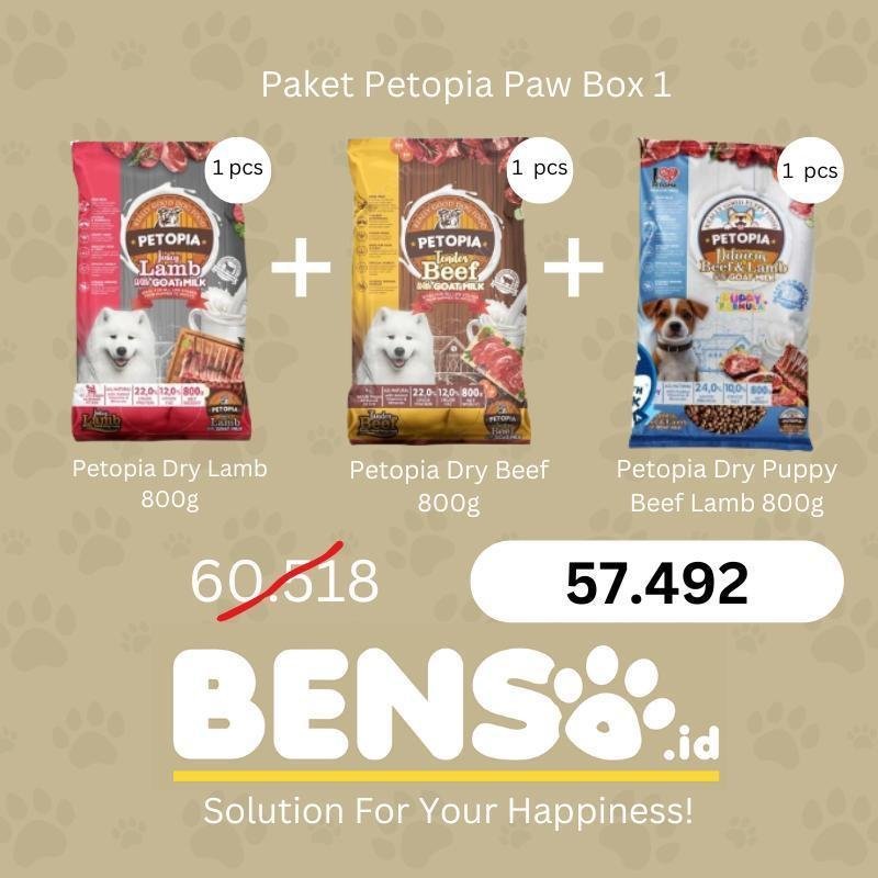 Paket Petopia Paw Box 1