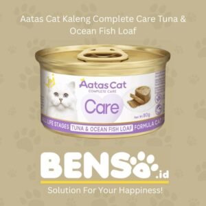 Makanan Kucing - Aatas Cat Kaleng Complete Care Tuna & Ocean Fish Loaf 80g