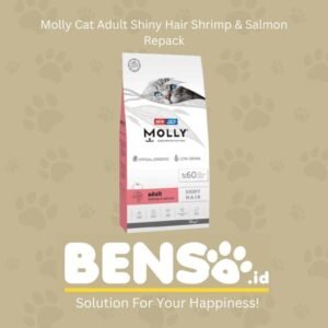 Molly Cat Adult Shiny Hair Shrimp & Salmon Repack 100g