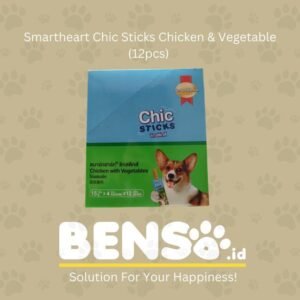 Smartheart Chic Stick Dog Treats - Chicken Vegetable 15gr x 4 (1dus isi 12pcs)