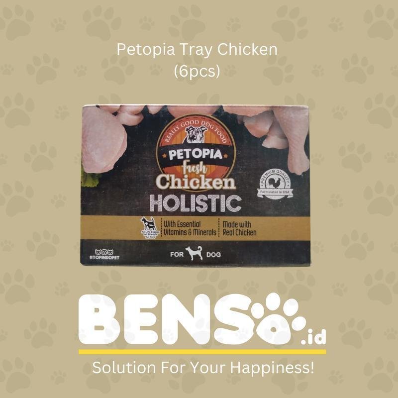Petopia Tray Chicken 100g (1dus isi 6pcs)