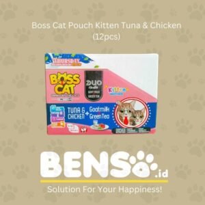 Boss Cat Pouch Mother Kitten Tuna & Chicken 85gr (1dus isi 12pcs)
