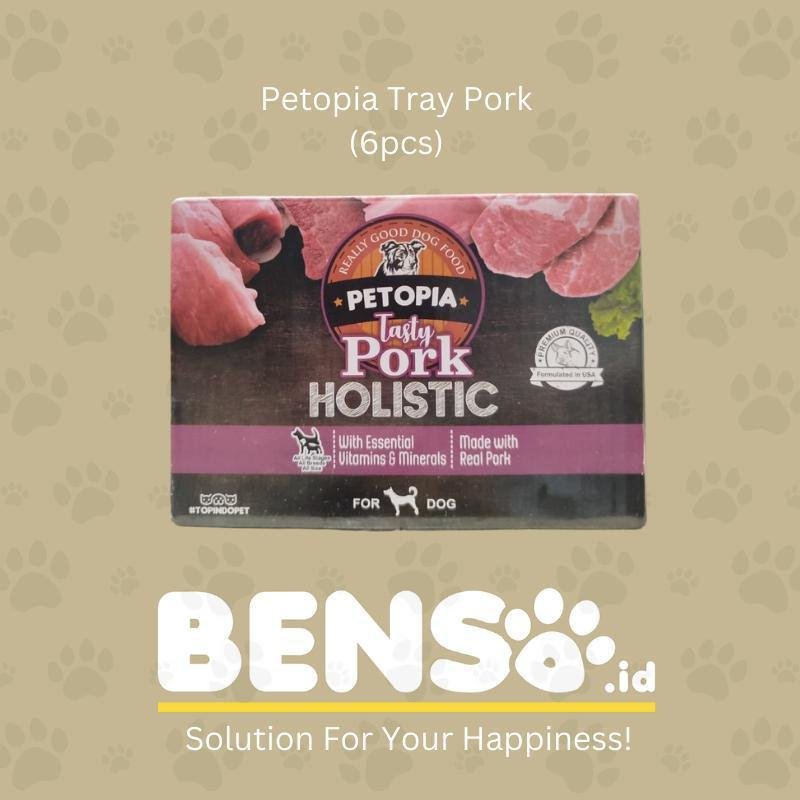 Petopia Tray Pork 100g (1dus isi 6pcs)