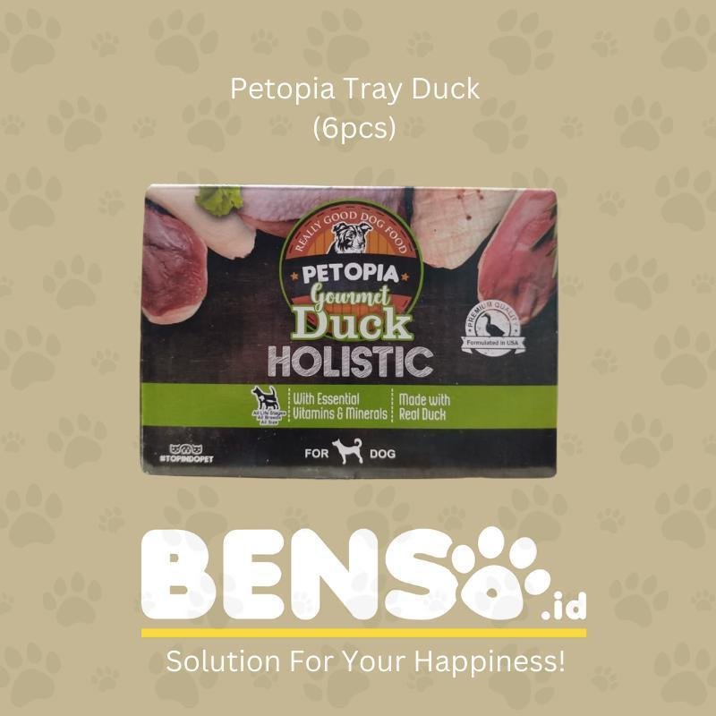 Petopia Tray Duck 100g (1dus isi 6pcs)