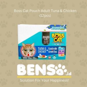 Boss Cat Pouch Adult Tuna & Chicken 85gr (1dus isi 12pcs)