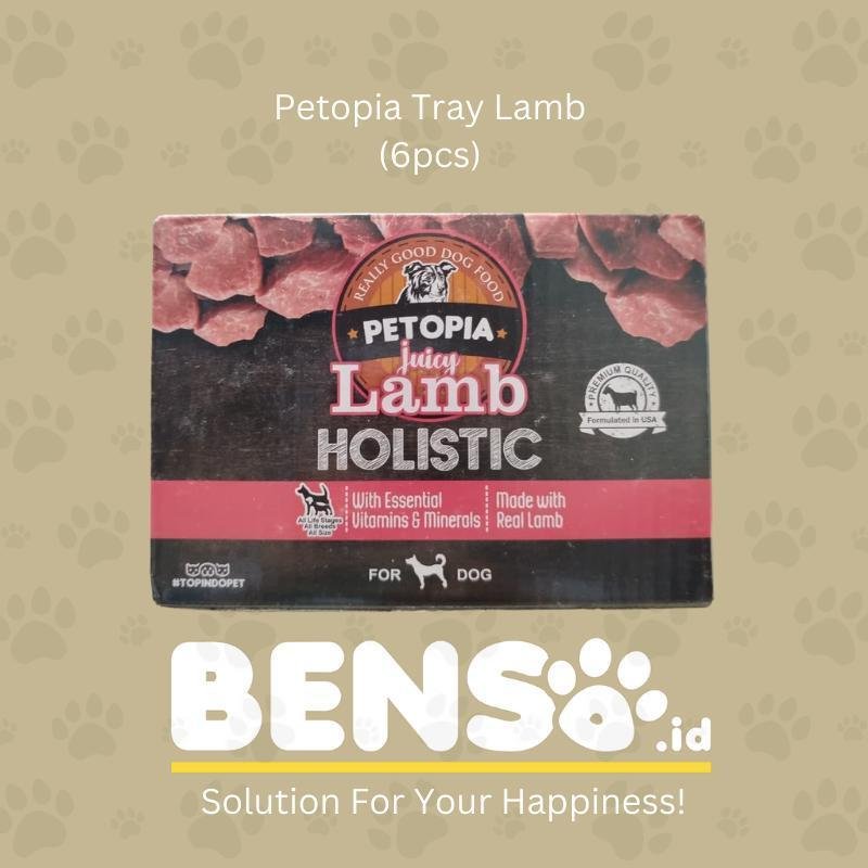 Petopia Tray Lamb 100g (1dus isi 6pcs)